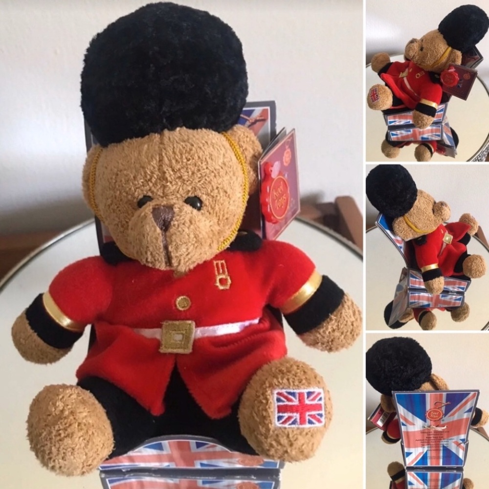 Collectible Keel Toys Plush Handmade London Guardsman Bear